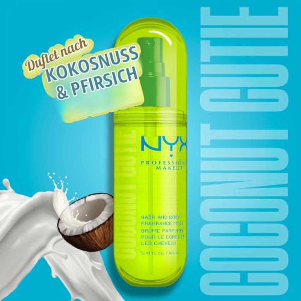 NYX PROFESSIONAL MAKEUP Fat Oil Coconut Cutie 80 ml - 6 stuks