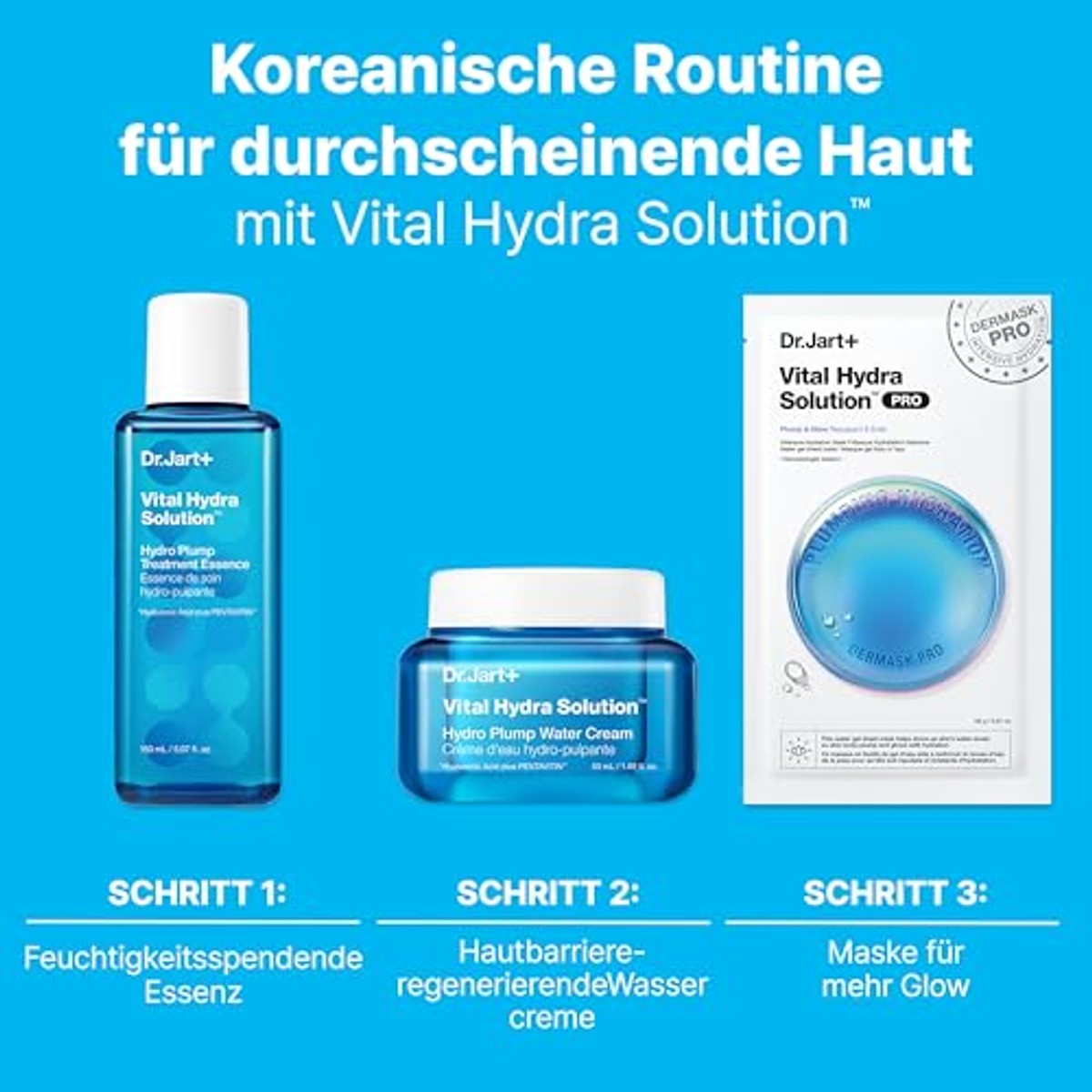 Dr. Jart+ Vital Hydra Solution Water Cream Glow - 6-pack