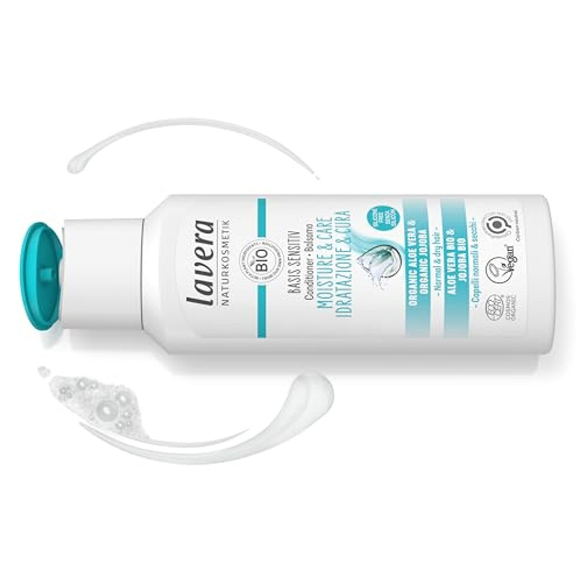 lavera BASIS SENSITIVE Hydraterende conditioner 6 x 200 ml - Voordeelverpakking – foto 3