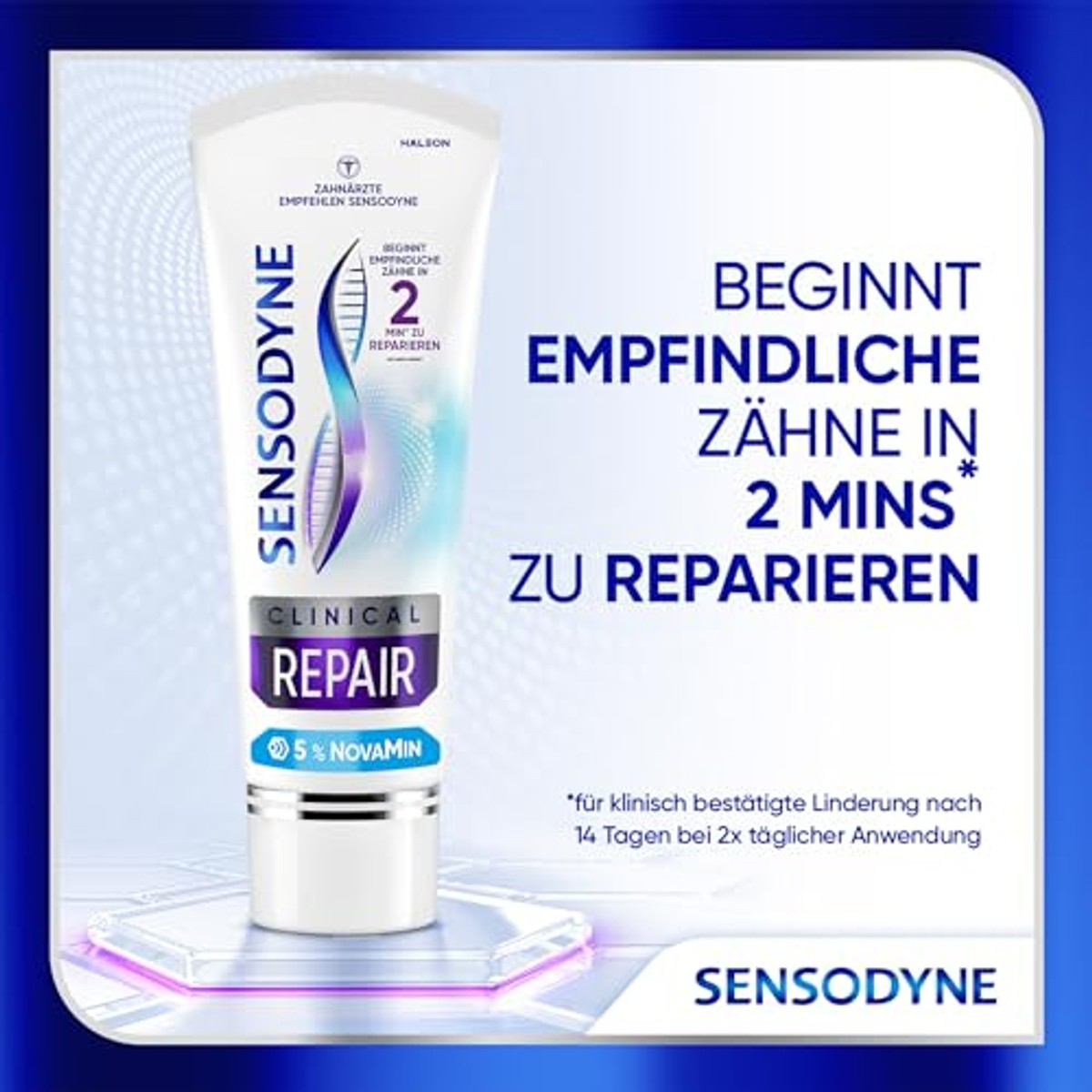 Sensodyne Clinical Repair Tandpasta 5% NovaMin 3 x 75 ml - Voordeelverpakking