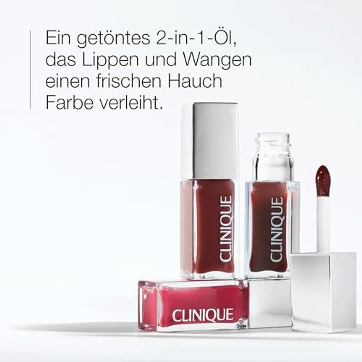 Clinique Pop Lip + Cheek Oil lipgloss, die de lippen verzorgt en je wangen een natuurlijke gloed geeft | voedend, licht en natuurlijke look