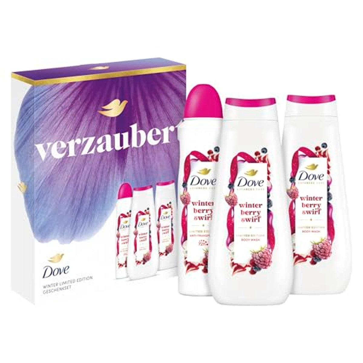 Dove Betovert Winter Limited Edition 225 ml + 225 ml + 3 x 150 ml - Voordeelverpakking