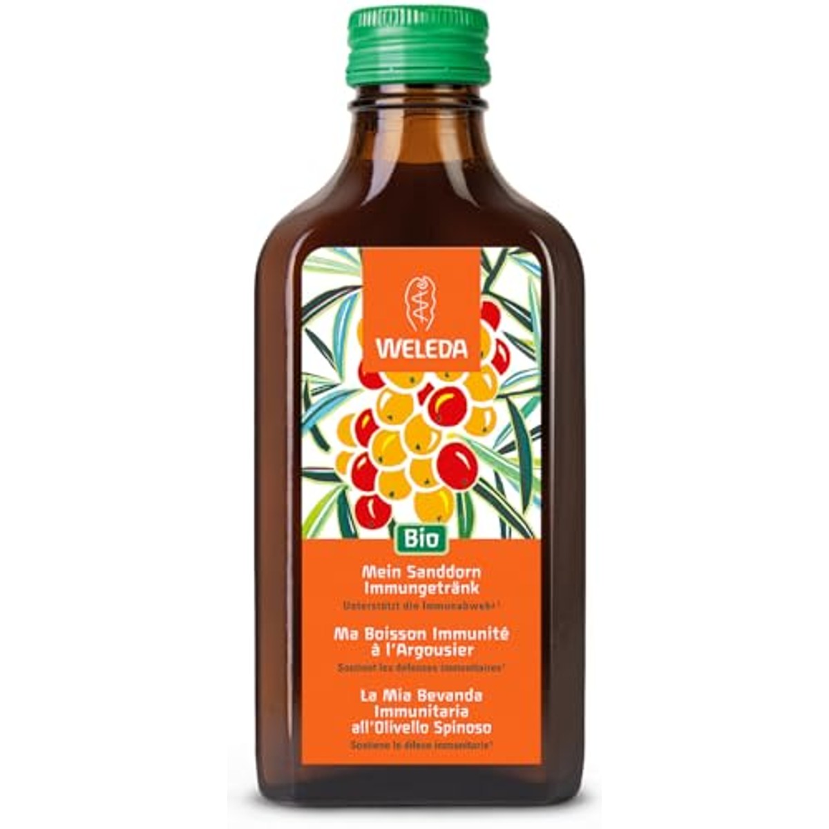 Weleda Biologische Duindoorn Immuundrankje 200 ml - 6-pack