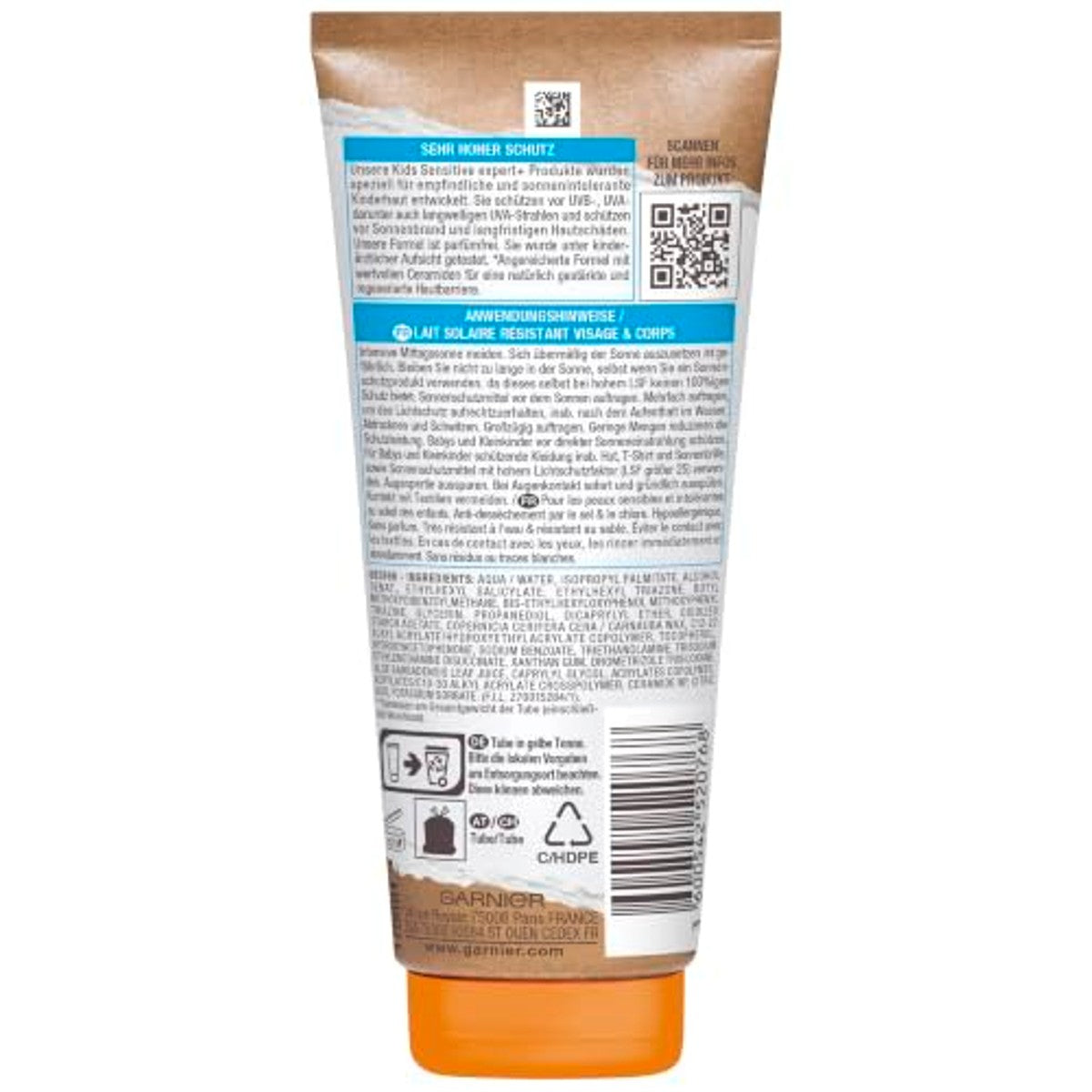 Garnier Ambre Solaire Kids Sensitive Expert+ SPF 50+ 175 ml – Garnier
