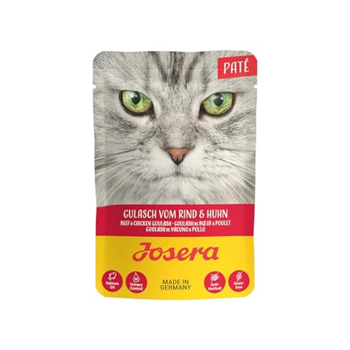 Josera Paté Goulash Natvoer Kattenvoer Rundvlees & Kip 16 x 85 g - 6-pack