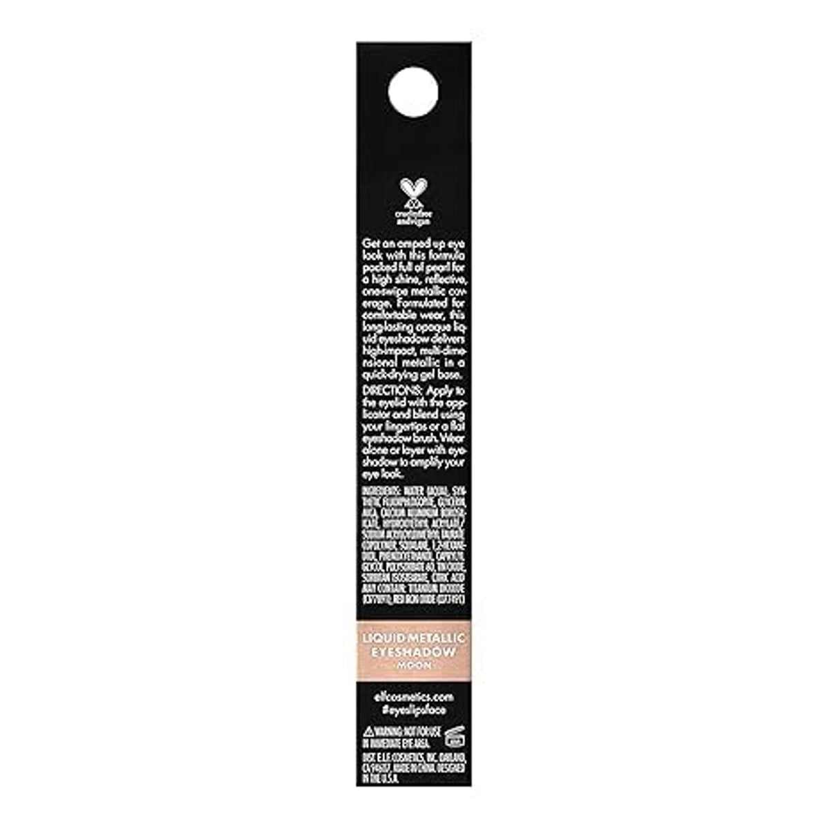 e.l.f. Vloeibare metallic oogschaduw maan 0 stuks - 6 stuks