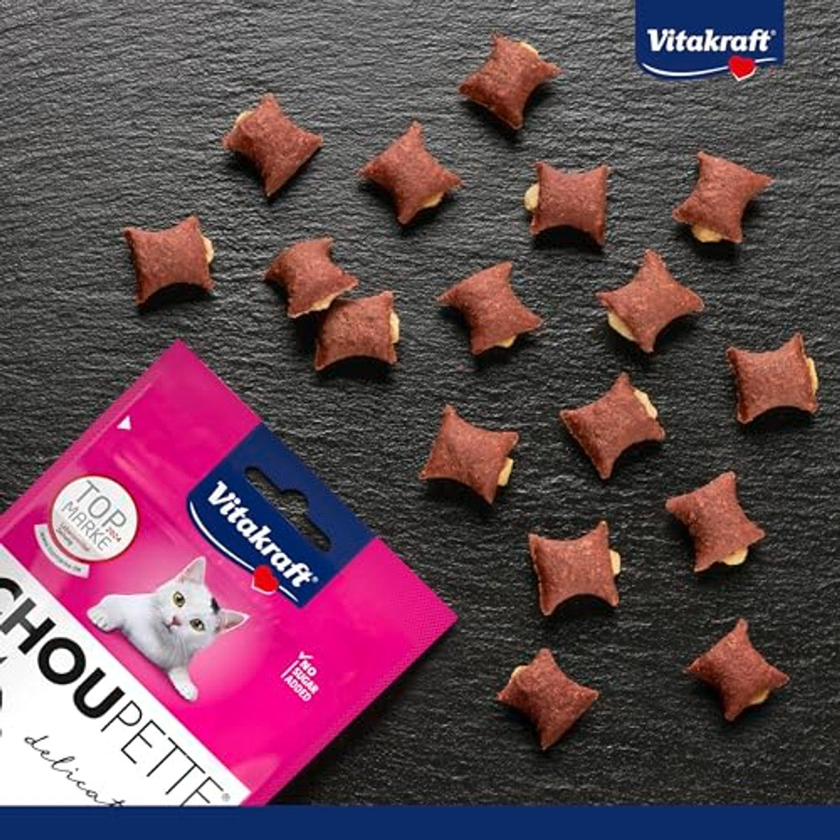 Vitakraft Choupette kattensnack kaasvulling 9 x 40 g - 3-pack