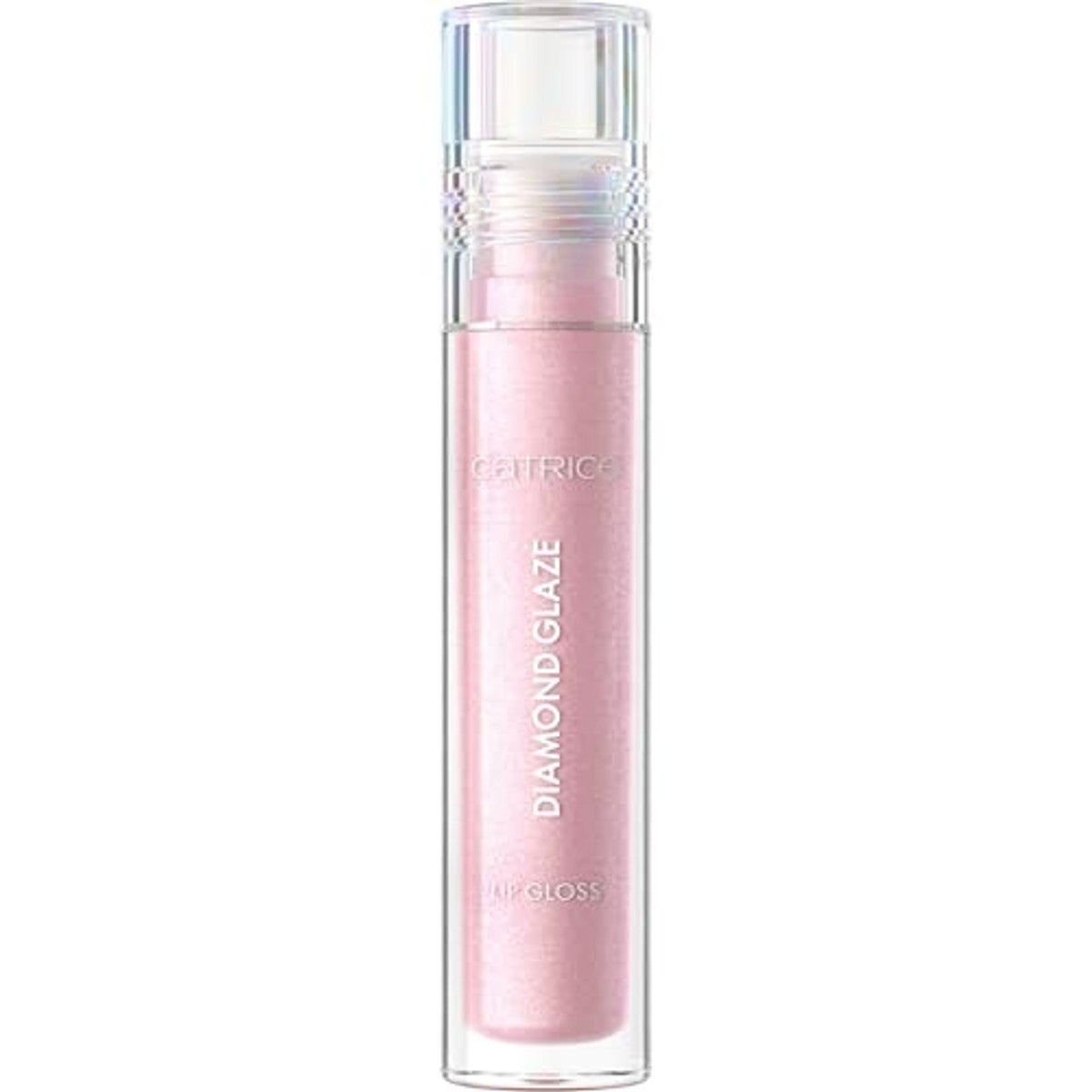 Catrice Diamond Glaze Lip Gloss, nr. 020, roze, direct resultaat, glanzend, holografisch, glinsterend, veganistisch, zonder parabenen, zonder microplastic deeltjes, vrij van nanodeeltjes, per stuk | Lipgloss, direct resultaat – Catrice Cosmetics