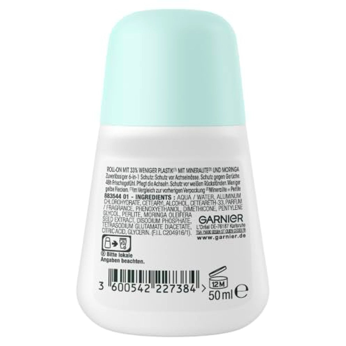 Garnier Mineral Protection 6-in-1 Roll-On 6 x 50 ml - Voordeelverpakking
