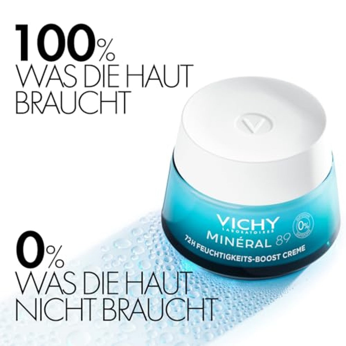 Vichy Mineral 89 72H Vochtboost-crème voor Normale Huid 50 ml - 6-pack