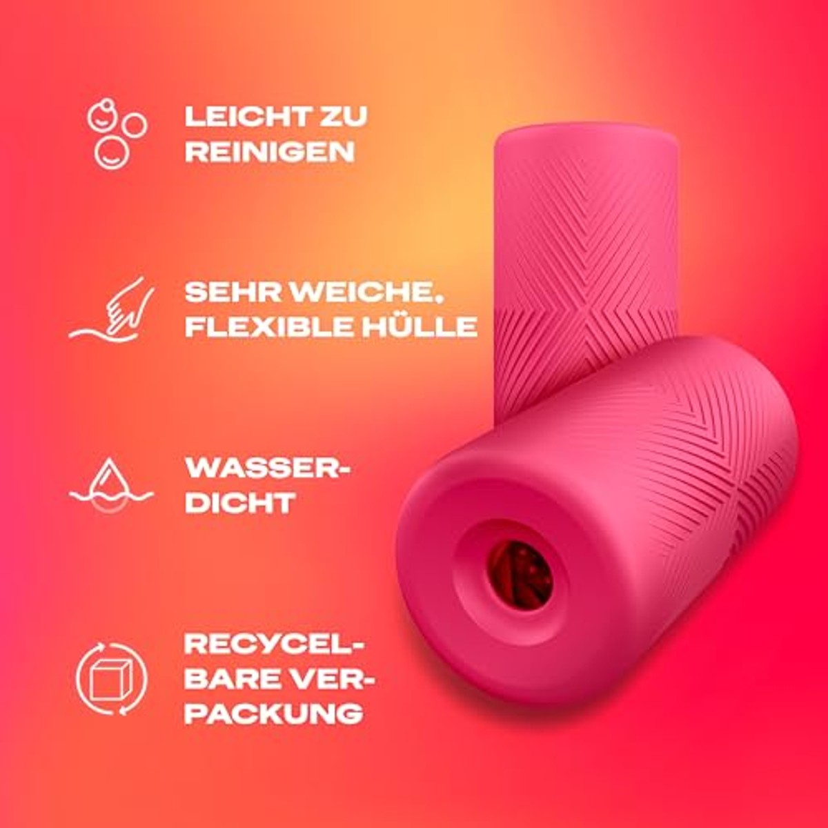 Durex Slide & Ride Masturbatiehoes 3 x 1 stuk - Voordeelverpakking