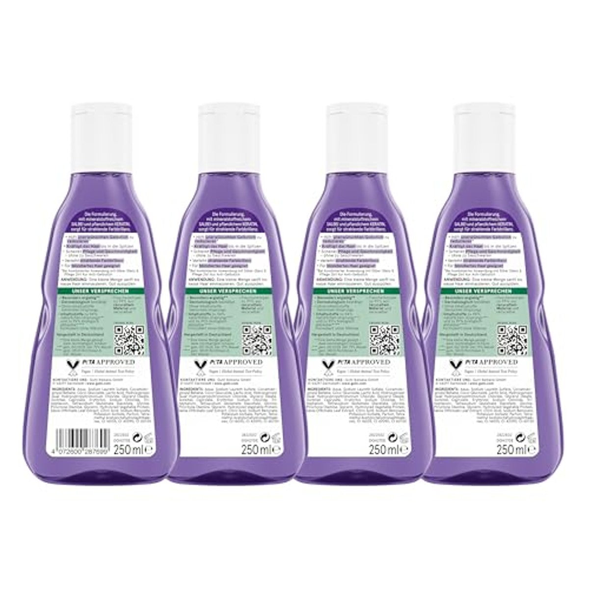 Guhl Silberglanz & Care Shampoo 4 x 250 ml – Guhl