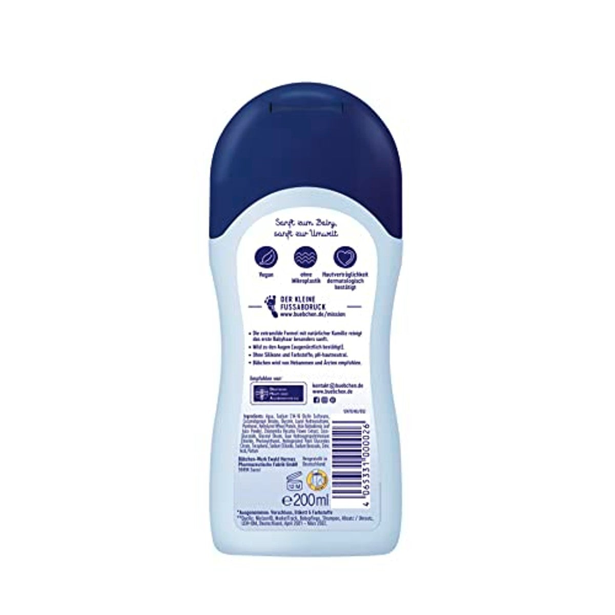 Bübchen Baby Shampoo 200 ml (Pack van 3) – Bübchen