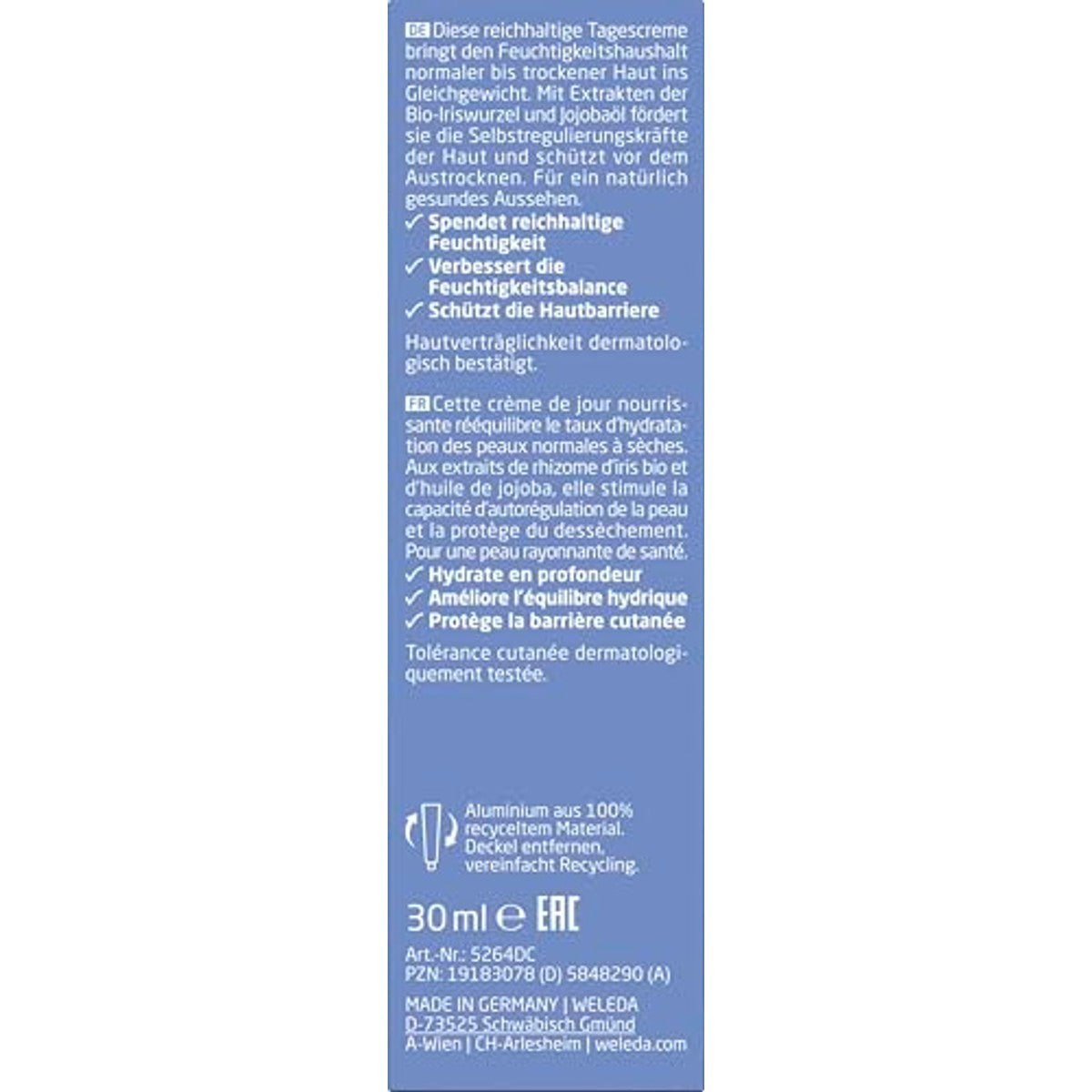 Weleda Iris Dagverzorging 30 ml voor Droge Huid