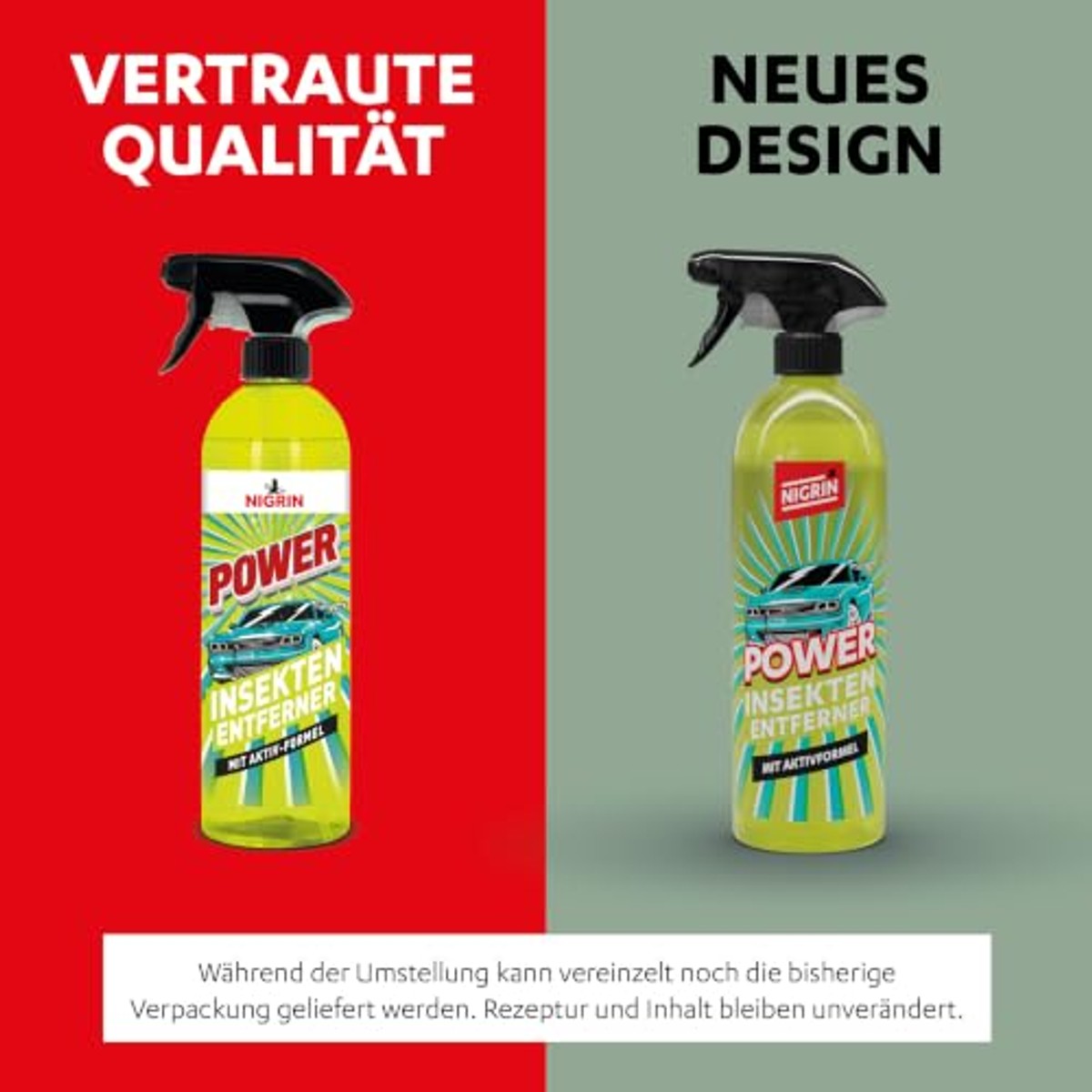 NIGRIN Power Insectenverwijderaar 3 x 750 ml - Voordeelverpakking