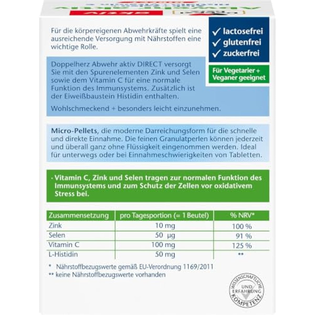 Doppelherz Afweer Actief Direct Sinaasappelsmaak 40 porties - 6-pack