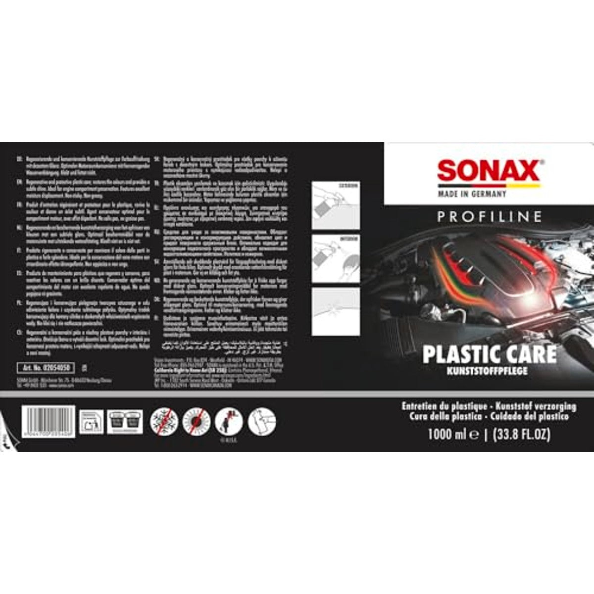 SONAX PROFILINE PlasticCare Kunststofverzorging 3 x 1 liter - Voordeelverpakking – foto 3