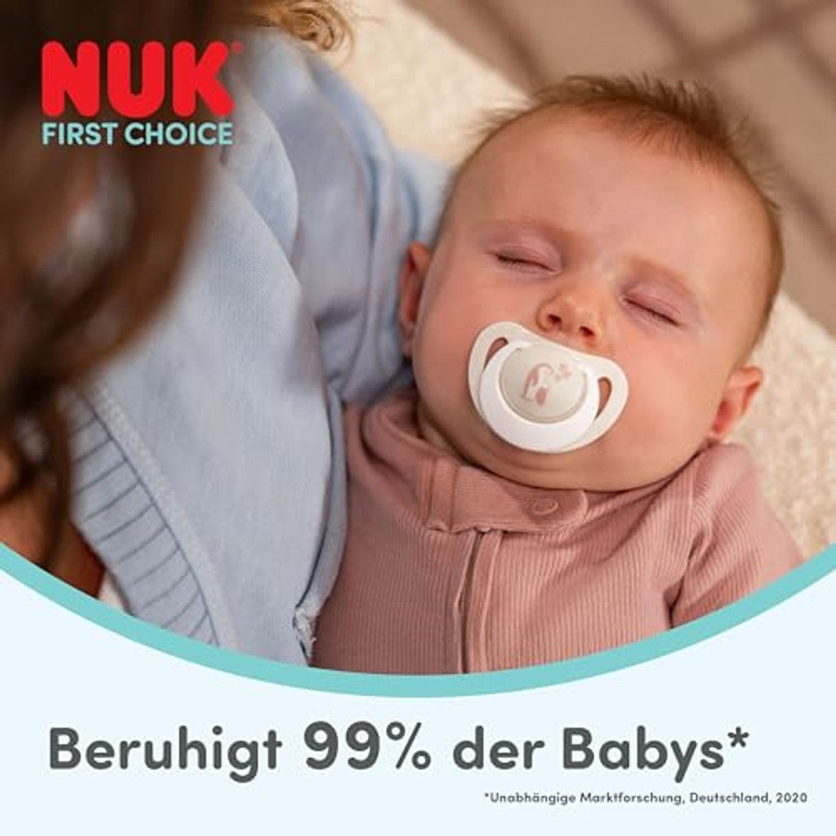 NUK First Choice Night Baby fopspeen 18-36 maanden, 2 stuks – NUK