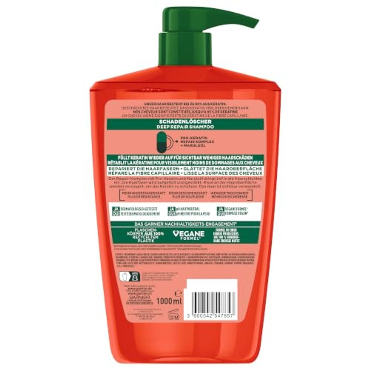 Garnier Fructis Reparerende Shampoo Beschadigd Haar 1000 ml – Garnier