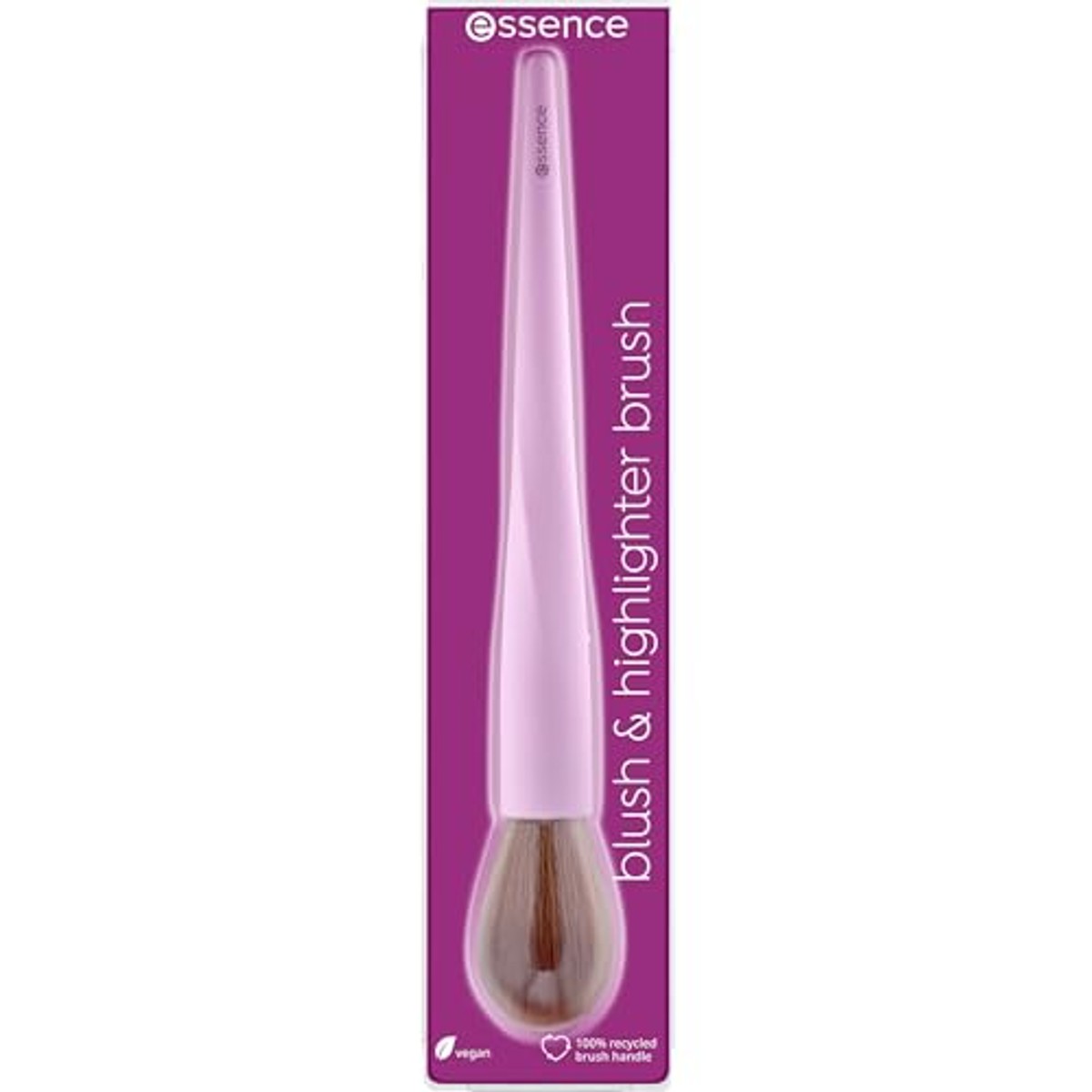 essence blush & highlighter brush, rougekwast, nr. 01, meerkleurig, nanodeeltjes vrij, 1 stuk – Essence Cosmetics