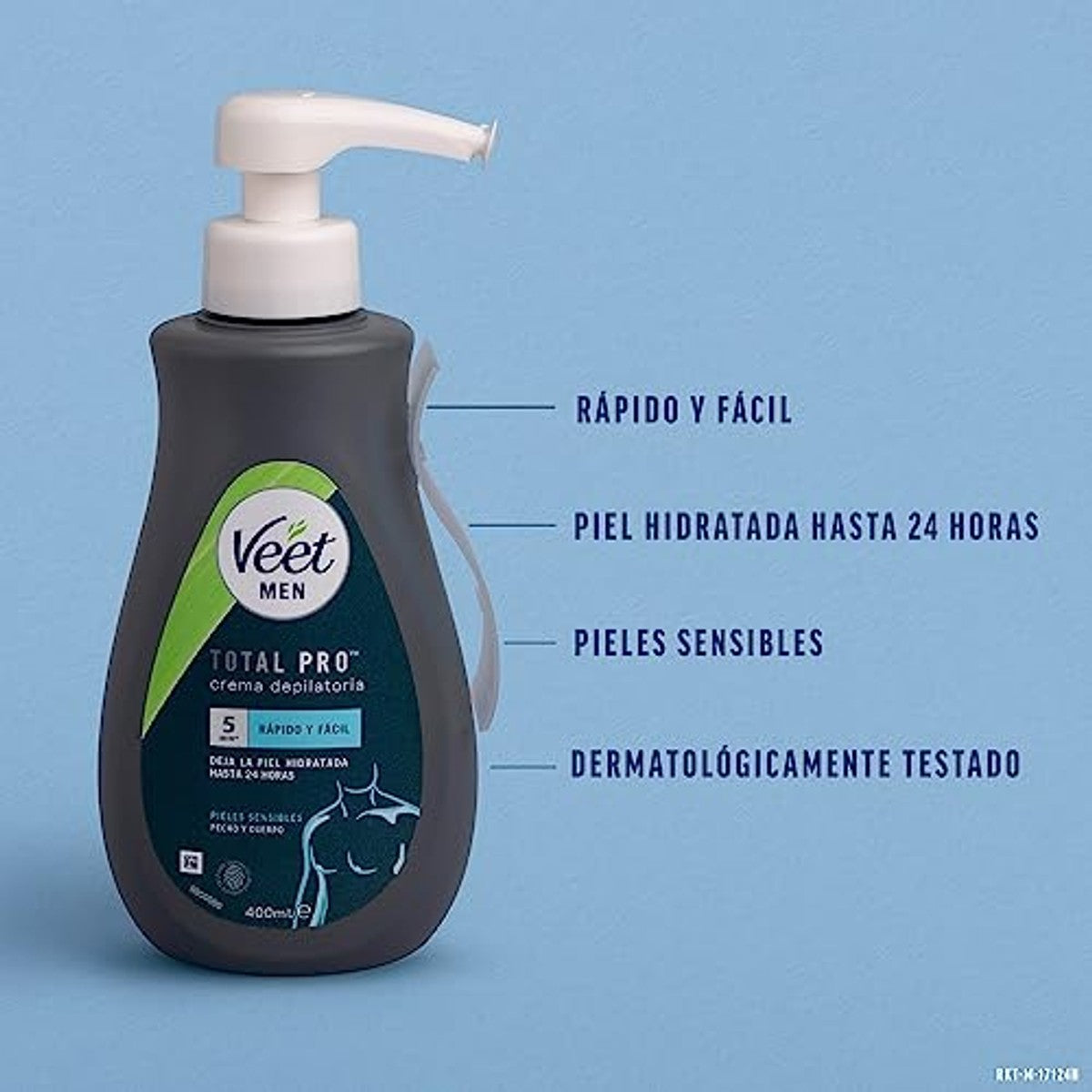 Veet Men Cream Depilatoria Pieles Sensibles 400 ml – Veet