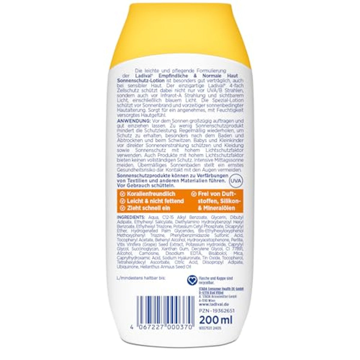 Ladival Zonnecrème gevoelige en normale huid SPF 30 3 x 200 ml - Voordeelverpakking