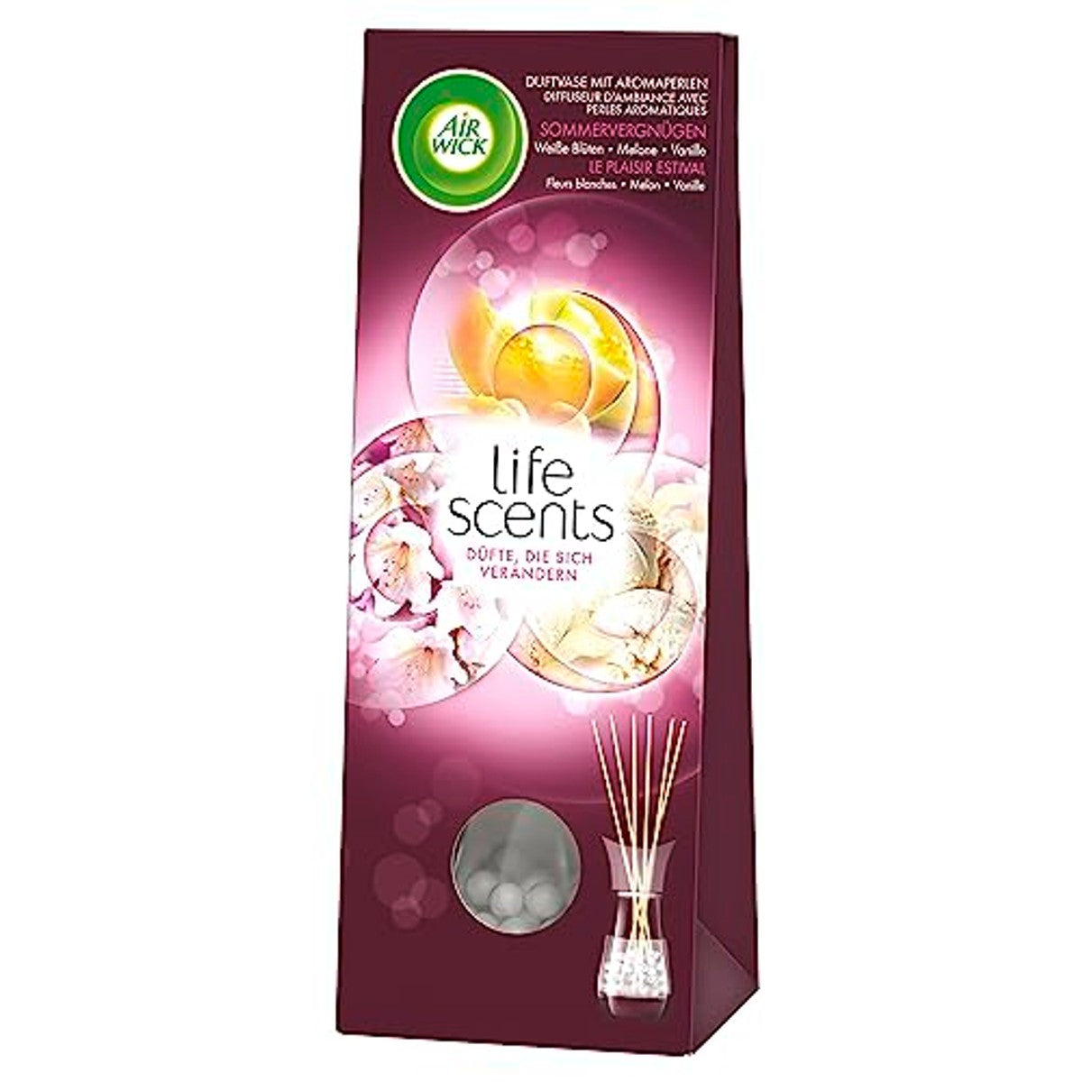 Air Wick Geurvaas Zomerplezier 1 x 30 ml – verpakking van 2 – Air Wick