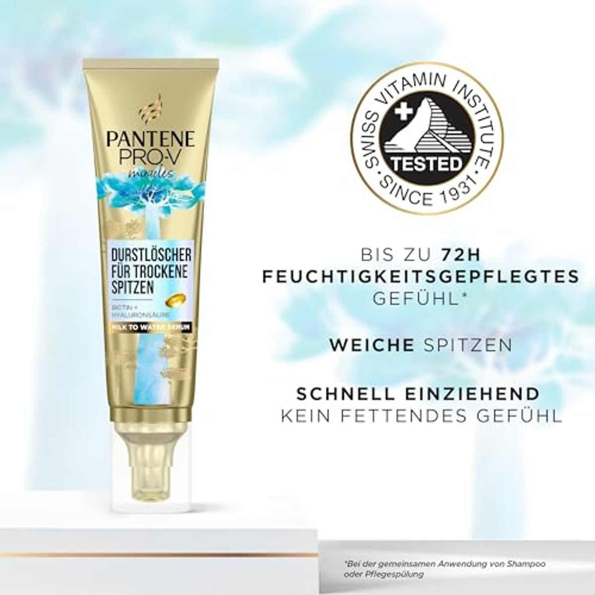 Pantene Pro-V Hydra Glow Milk to Water haarserum 6 x 70 ml - Voordeelverpakking