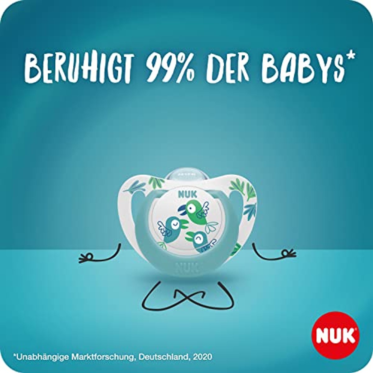 NUK Star Baby Day & Night fopspeen Siliconen Blue Koala 2-delig - 6-pack