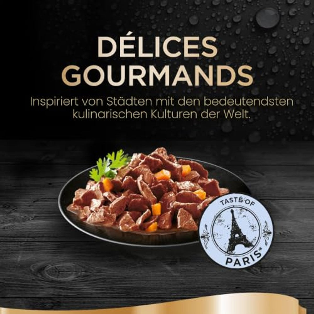 Sheba Délices Gourmands natvoer kattenvoer Taste of Paris 12 x 50 g - 3-pack