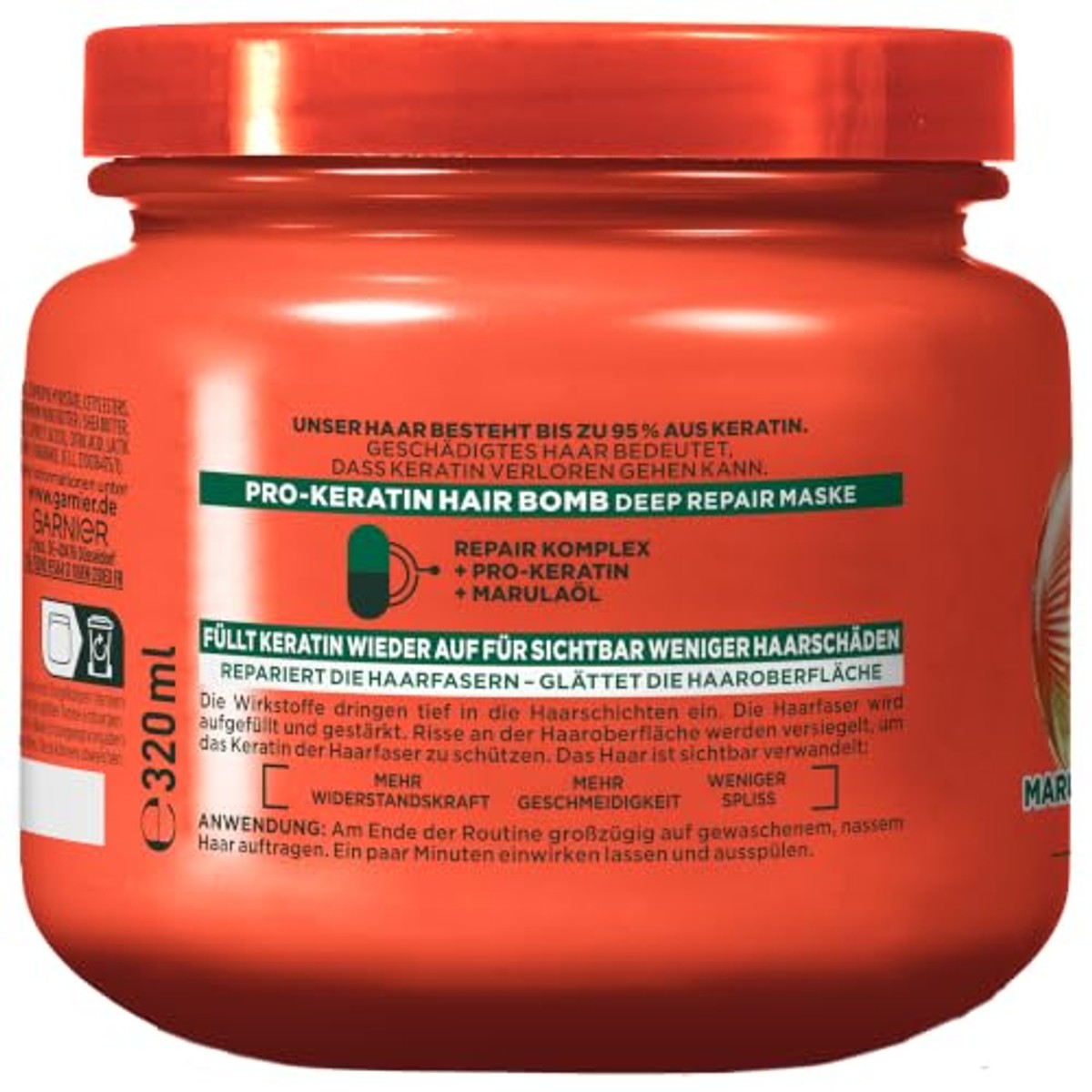 Garnier Fructis Deep Repair Haarmasker 3 x 250 ml - Voordeelverpakking