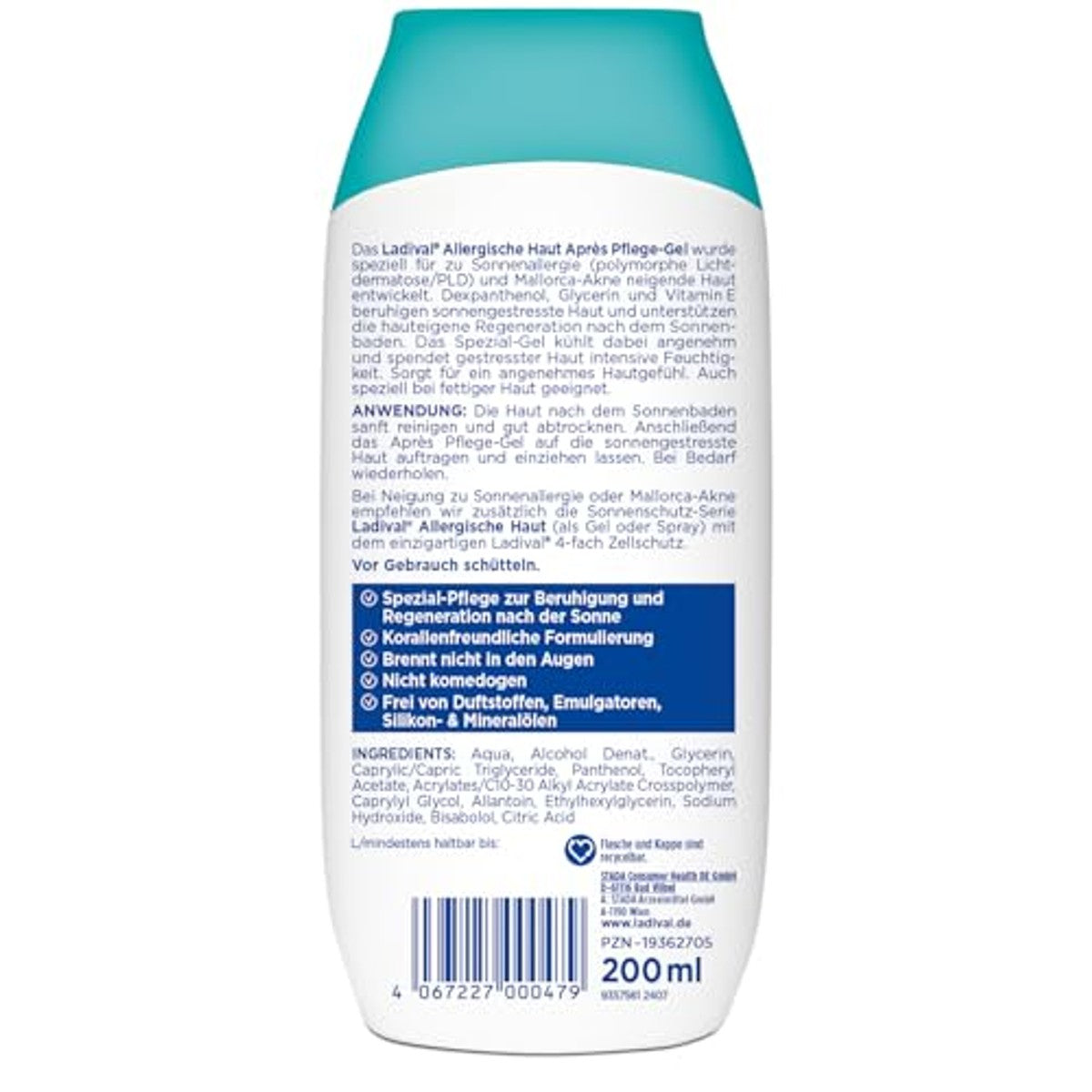 Ladival After Care Gel allergische huid After Sun 200 ml – Ladival