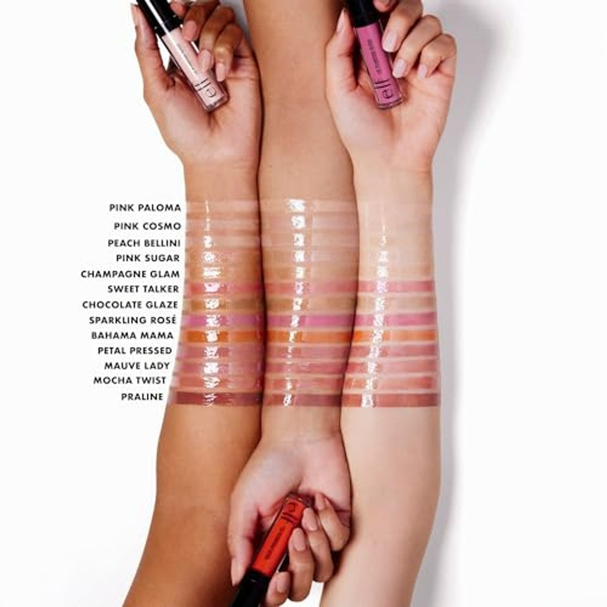 e.l.f. Lip Plumping Gloss, hoogglanzende glanzende kleur, hydrateert en laat de lippen er voller uitzien met vitamine E, veganistisch en dierproefvrij, Sweet Talker – e.l.f.