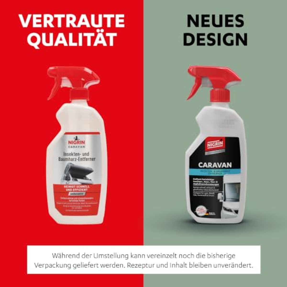 NIGRIN Caravan Insecten- en boomharsverwijderaar 6 x 0,75 l - Voordeelverpakking