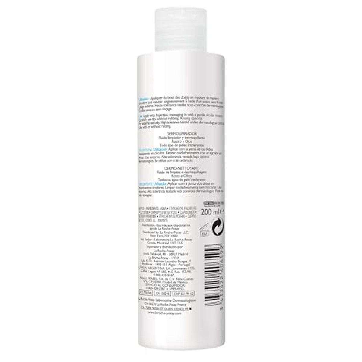 La Roche-Posay Toleriane Reinigingsvloeistof Gevoelige Huid 200 ml - 6-pack