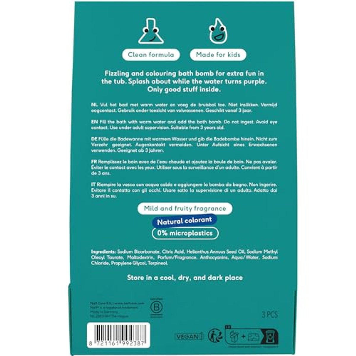 Naïf Badbal multipack voor kinderen vanaf 3 jaar 120 g – Naïf