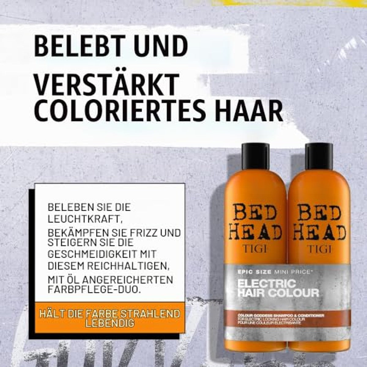 Bed Head by TIGI Colour Goddess Shampoo, voor gekleurd haar, 750 ml – BED HEAD by TIGI