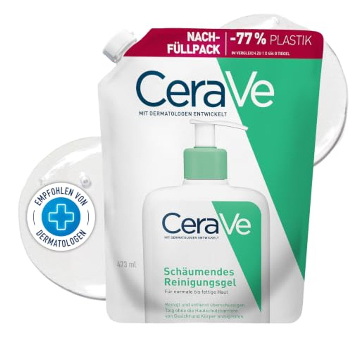 CeraVe Schuimende Reinigingsgel Navulverpakking 473 ml - 6-pack