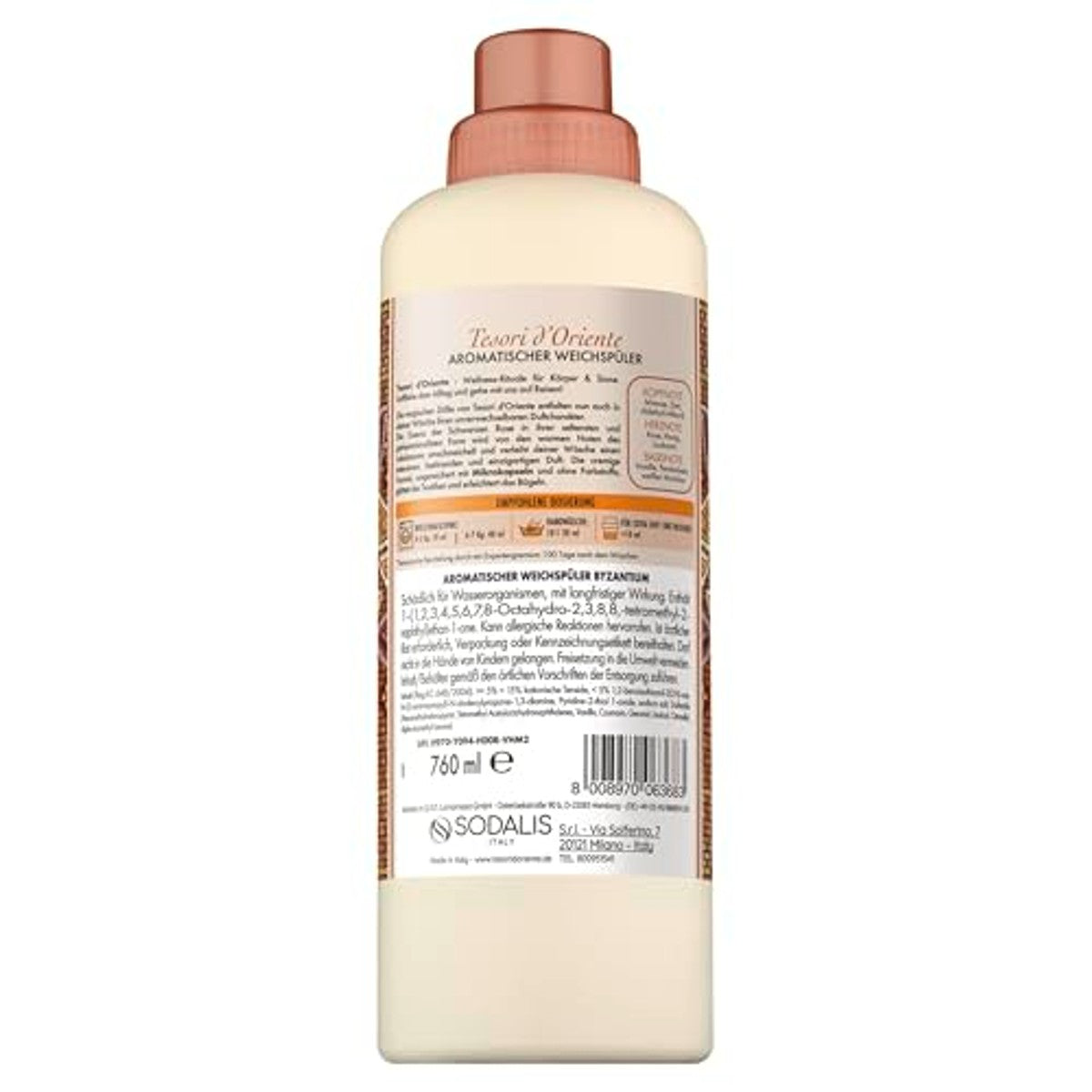 Tesori d'Oriente Byzantium Wasverzachter 3 x 760 ml - Voordeelverpakking