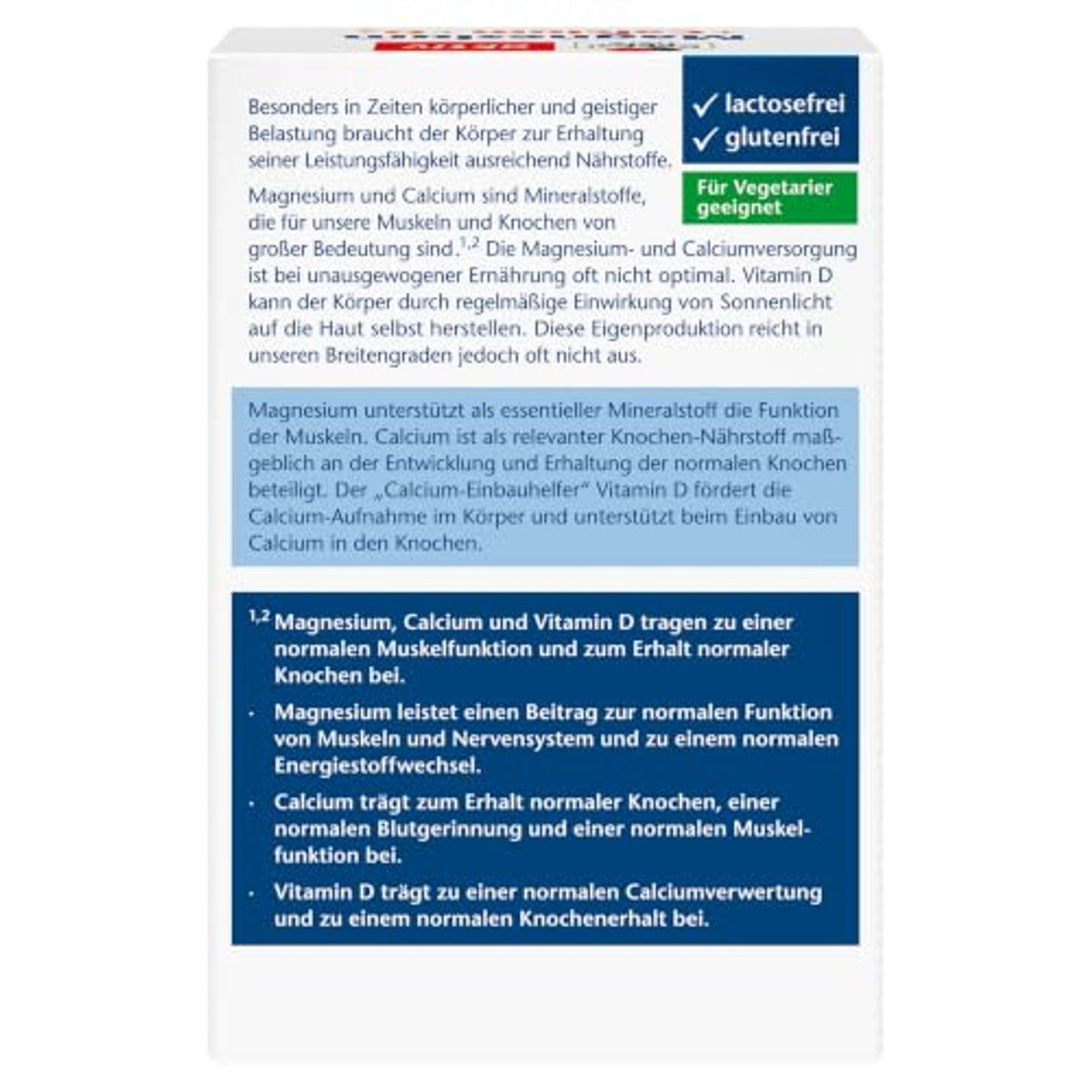 Doppelherz Magnesium + Calcium + D3 – Doppelherz