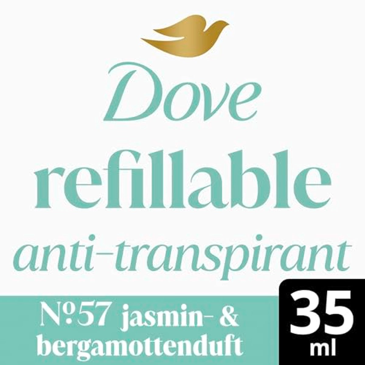 Dove Refill Deo Stick nr. 57 jasmijn & bergamot 6 x 35 ml - Voordeelverpakking