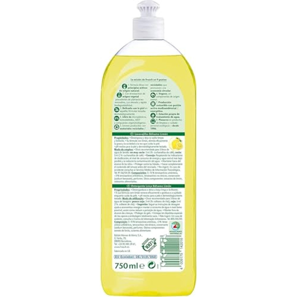 FROSCH Vaatwasser Citroen 6 x 750 ml - Voordeelverpakking