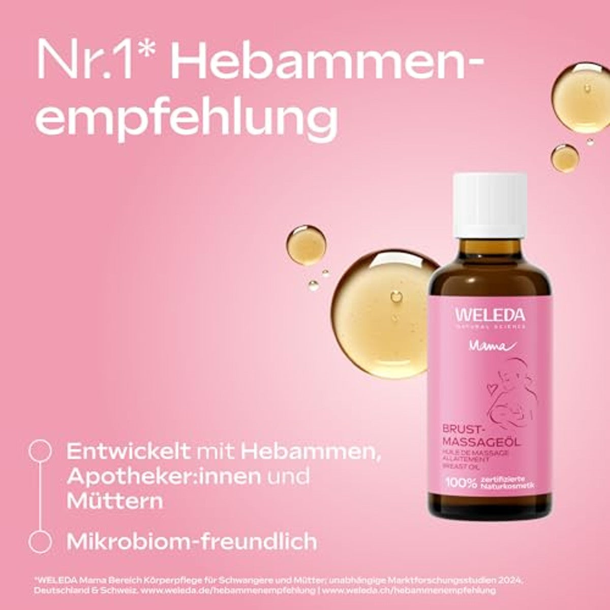 Weleda Biologische Borstmassageolie 50 ml – foto 3