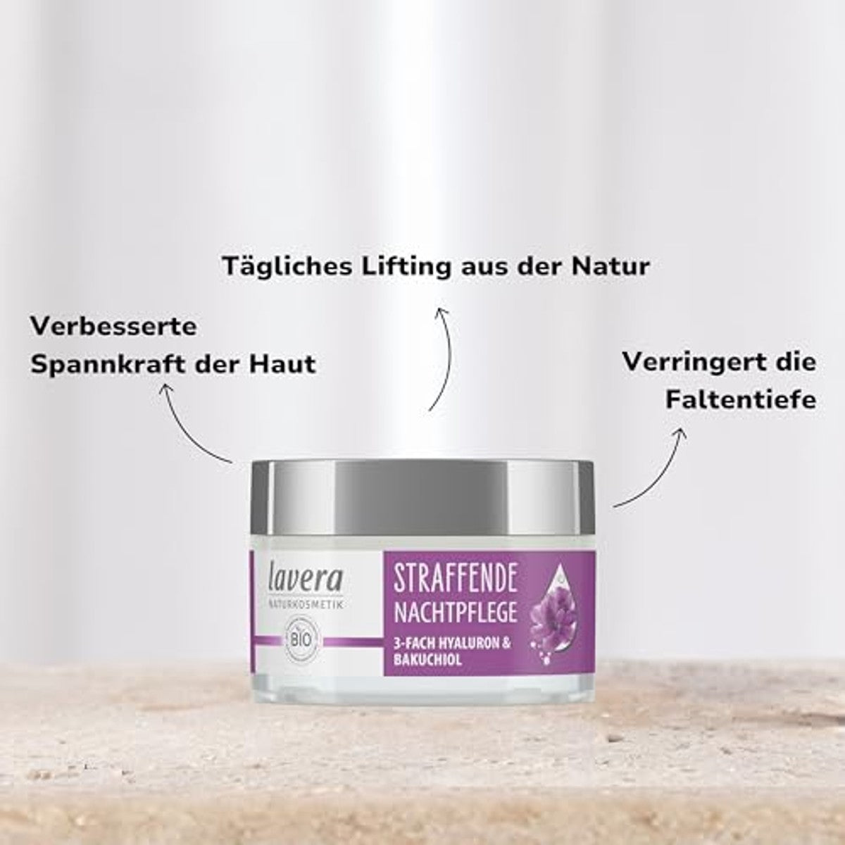 lavera Verstevigende nachtverzorging 3 x 50 ml - Voordeelverpakking