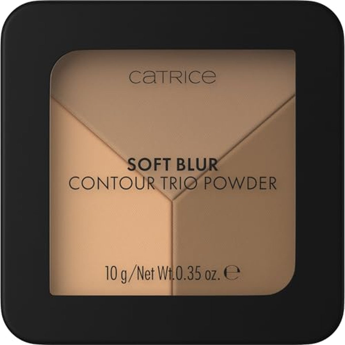 Catrice Cosmetics Soft Blur Contour Trio Powder C020 meerkleurig 10 g - 3-pack