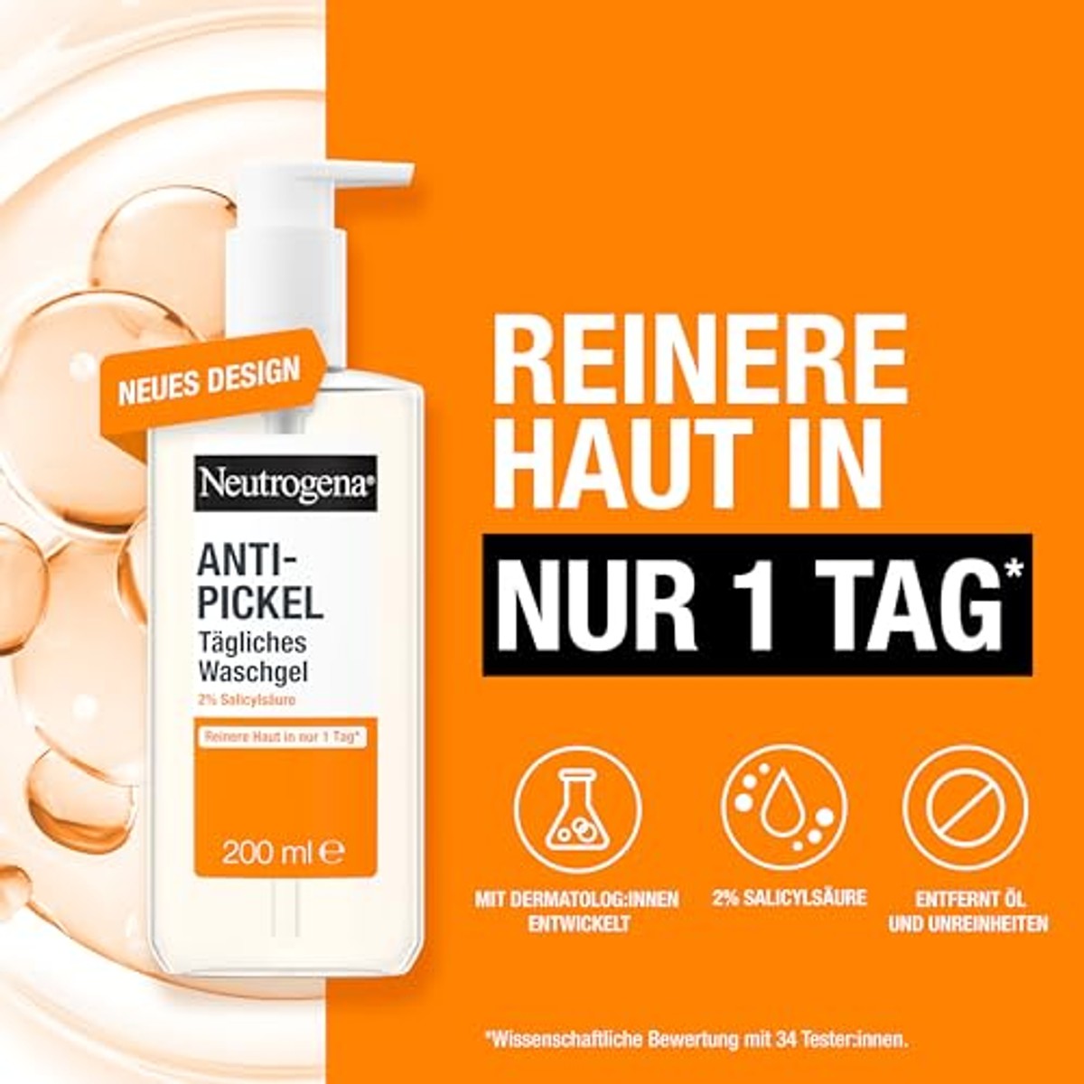 Neutrogena Anti-puistjes Dagelijkse Wasgel 6 x 200 ml - Voordeelverpakking
