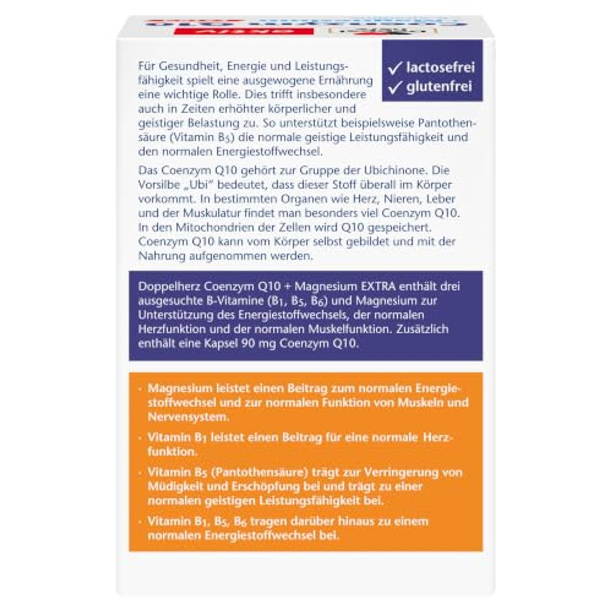 Doppelherz Coenzym Q10 + Magnesium EXTRA + B-Vitamine – Doppelherz