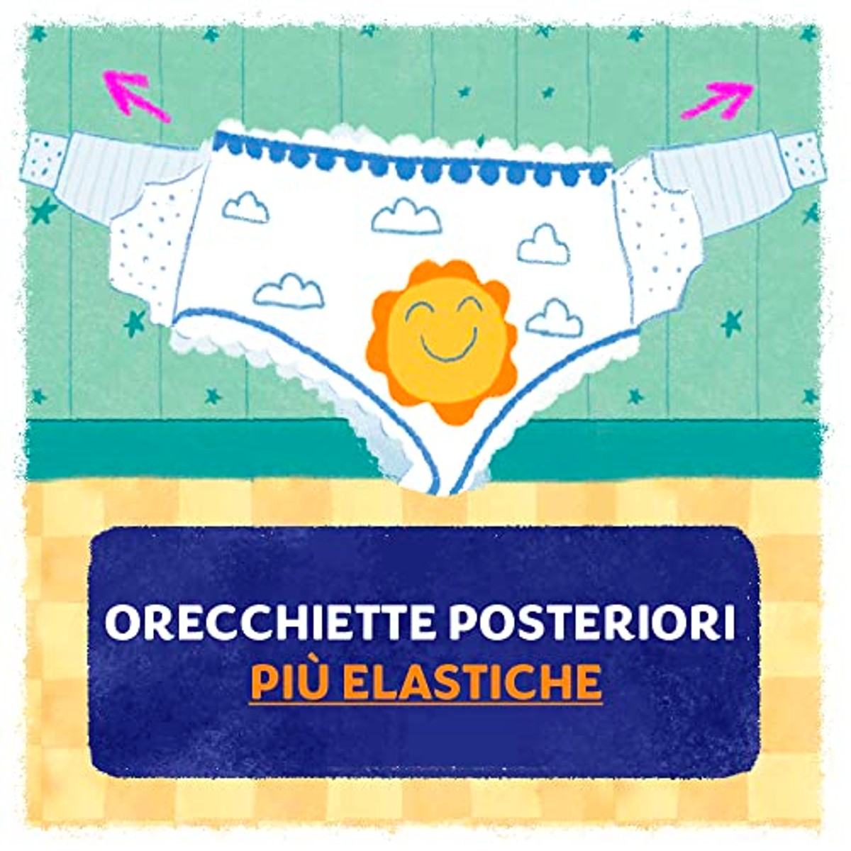 Pampers Sun and Maan Luiers Junior Maat 5 120 luiers – Pampers