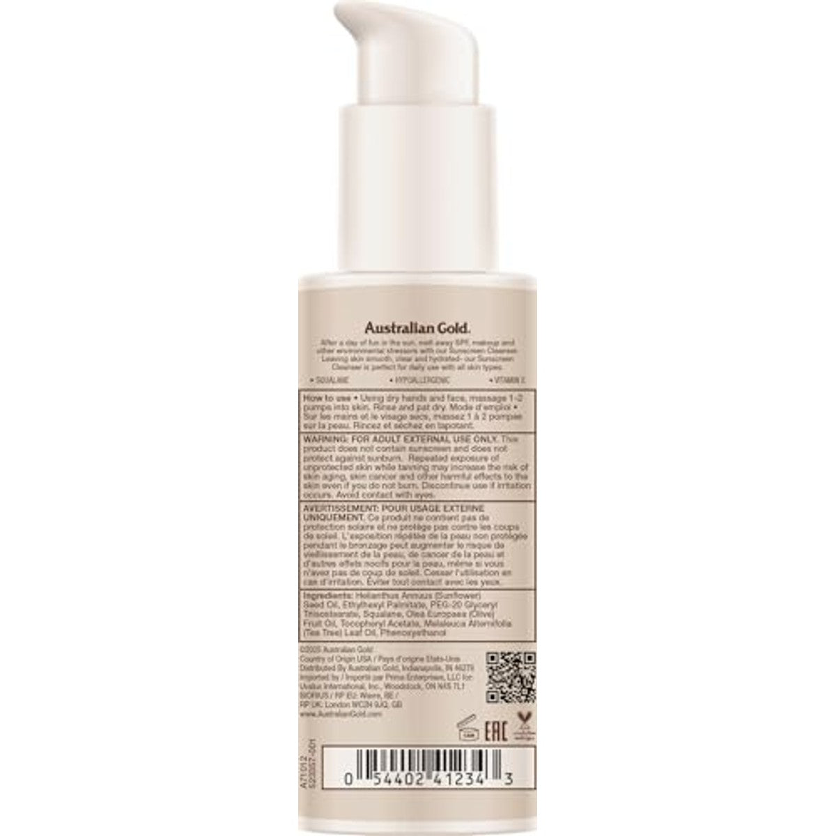 Australian Gold Sunscreen Cleanser 89 ml – Australian Gold