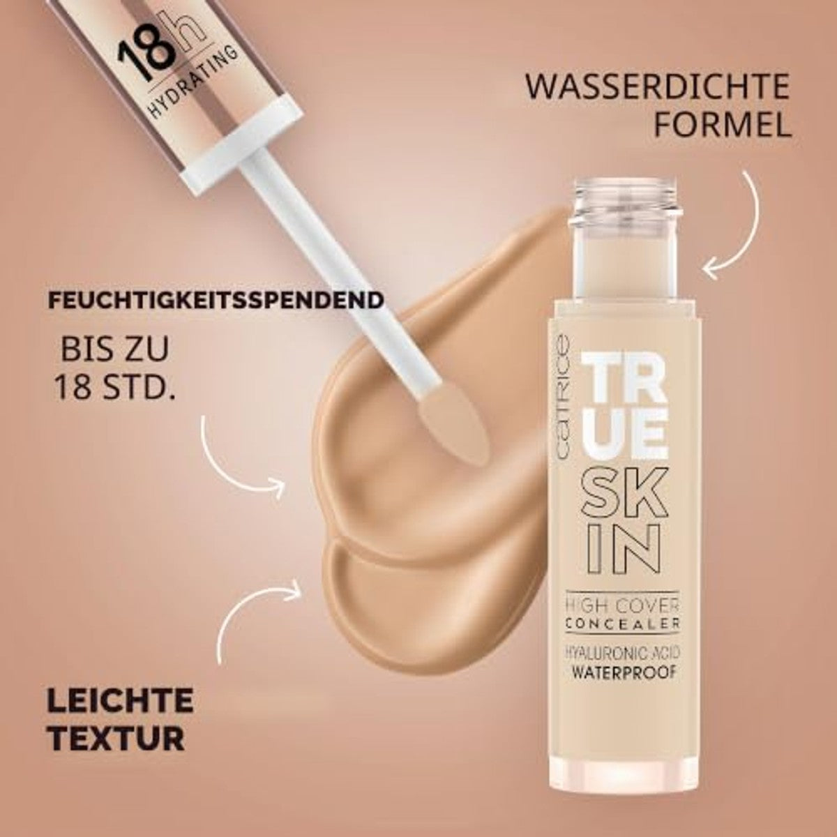 Catrice Cosmetics True Skin High Cover Concealer 002 nude 2 stuks - 6-pack